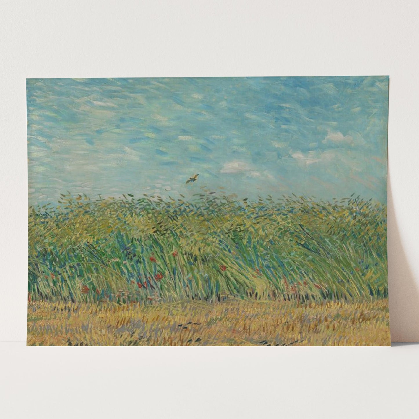 Wheatfield with Partridge (1887) by Van Gogh