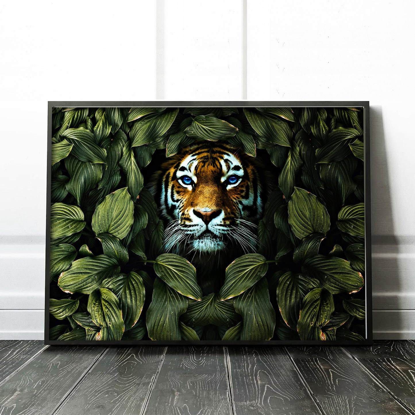 Tiger In The Bushes