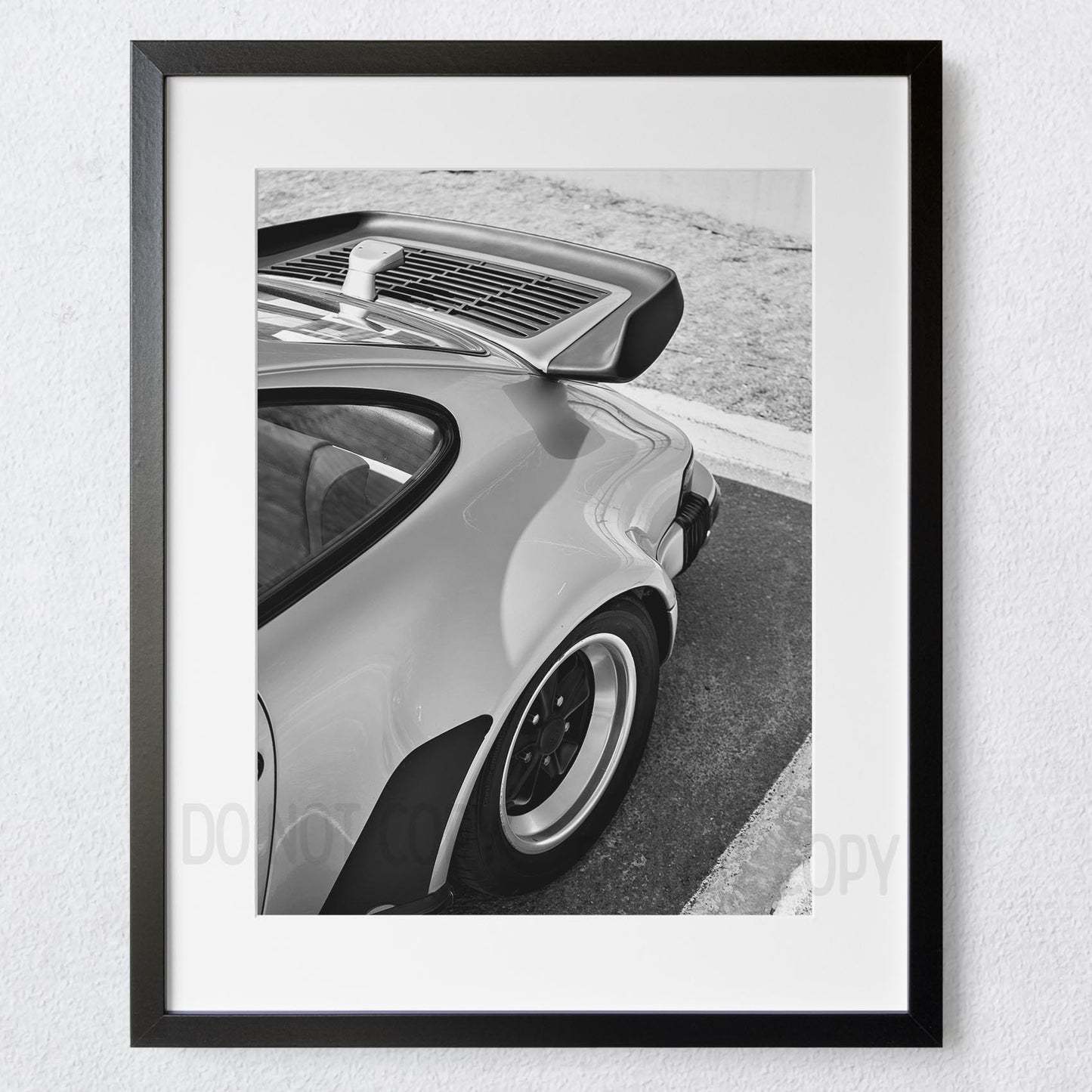 Porsche 911 Vintage Rear Back View