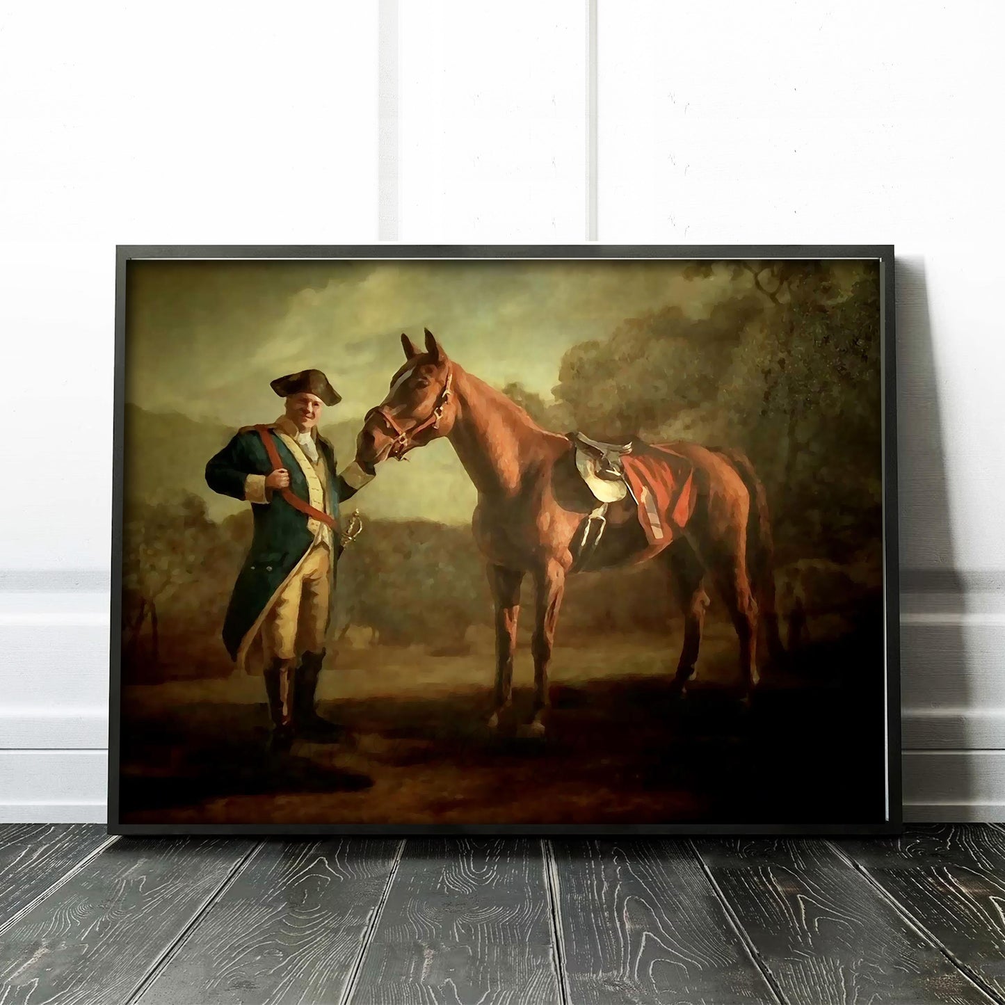 Pie O My Painting The Sopranos: Tony with Pie-O-My Horse