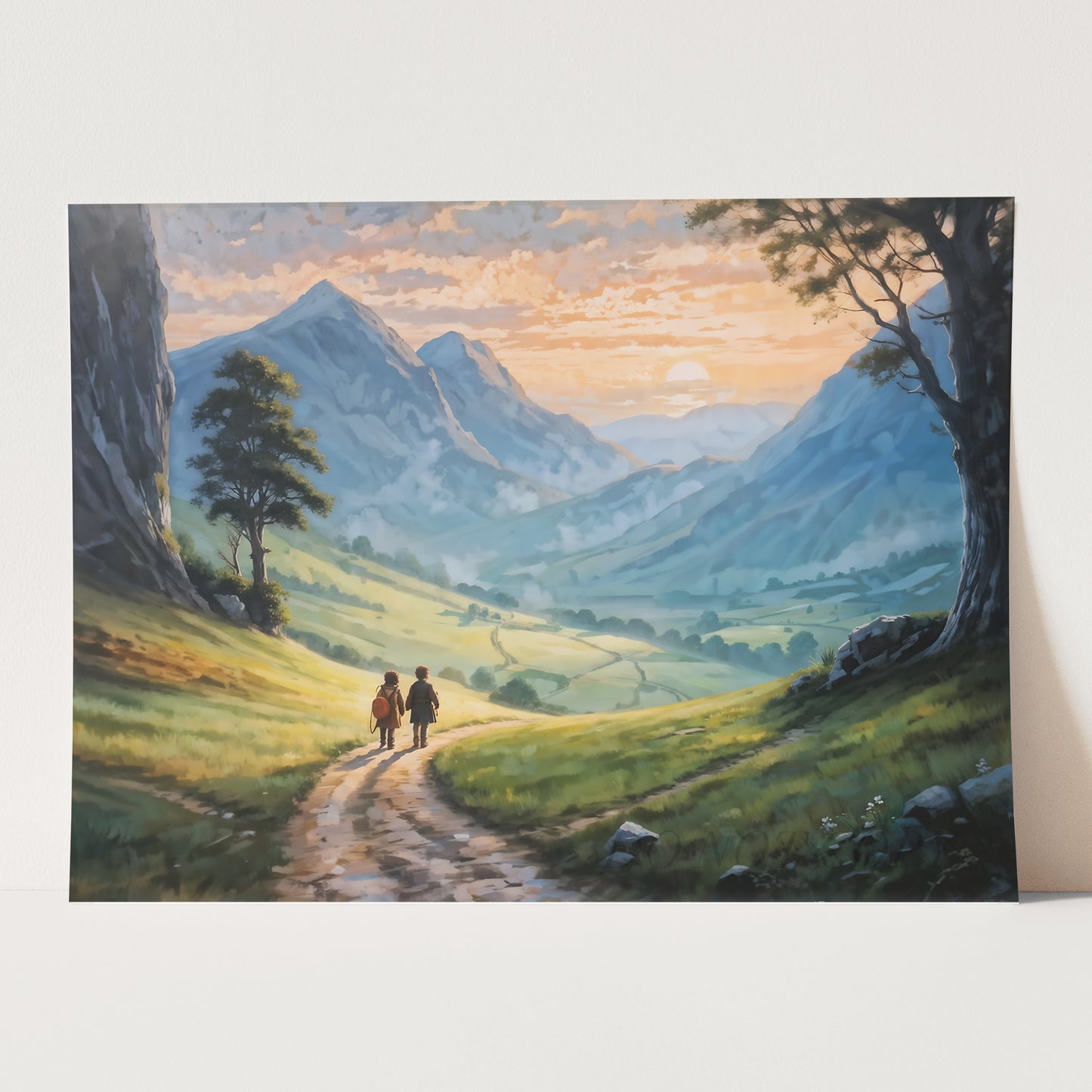 Frodo & Sam Leaving The Shire, The Lord of the Rings