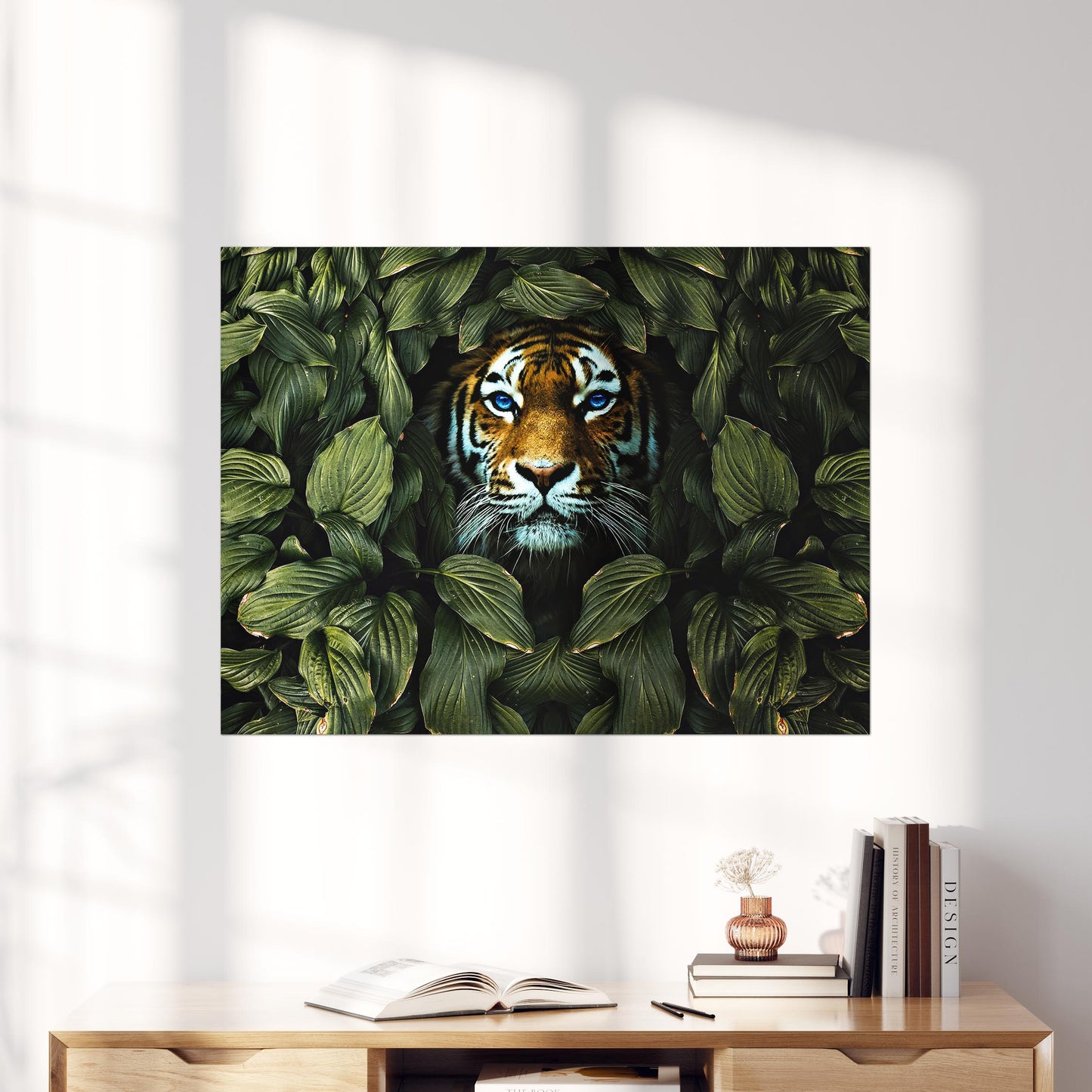 Tiger In The Bushes