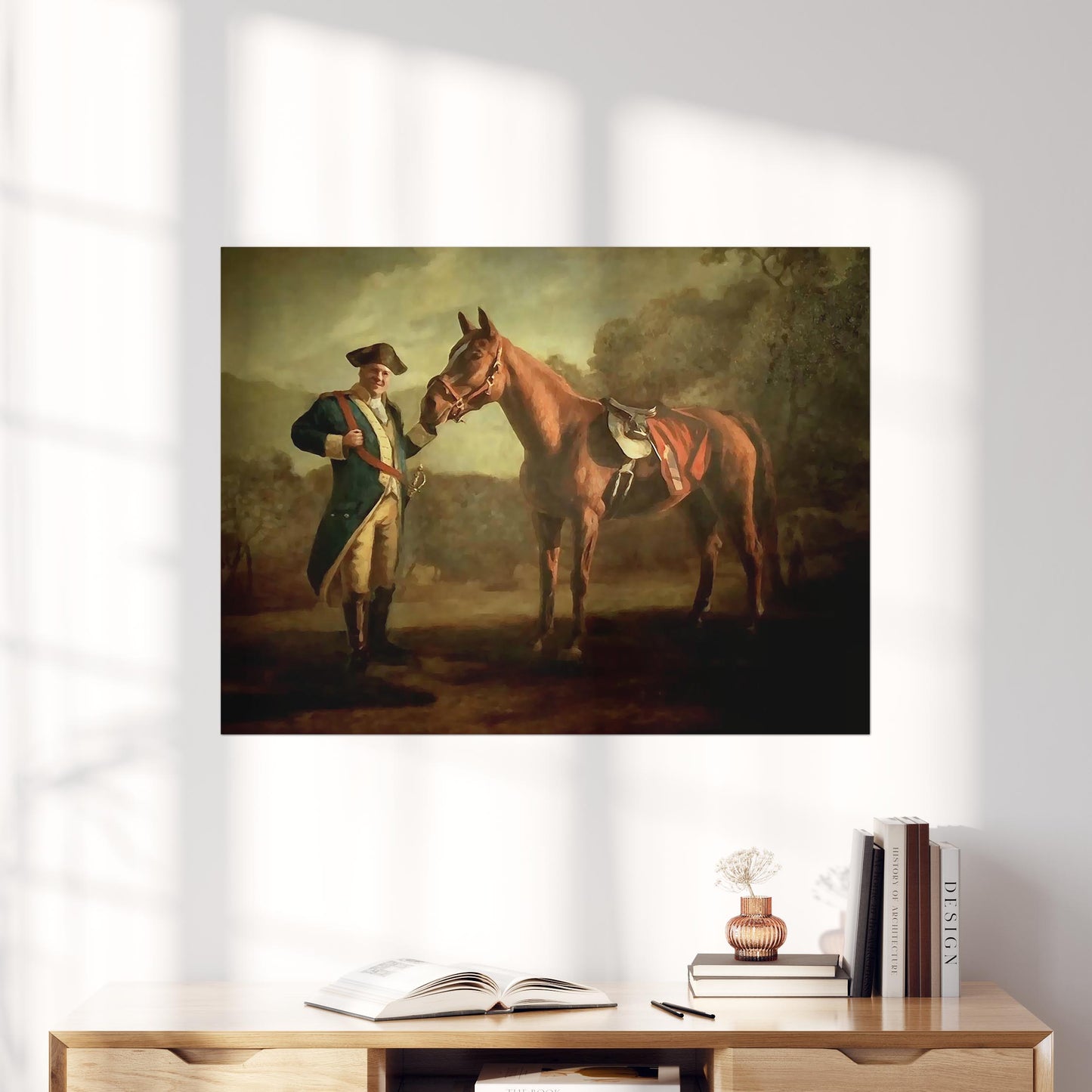 Pie O My Painting The Sopranos: Tony with Pie-O-My Horse