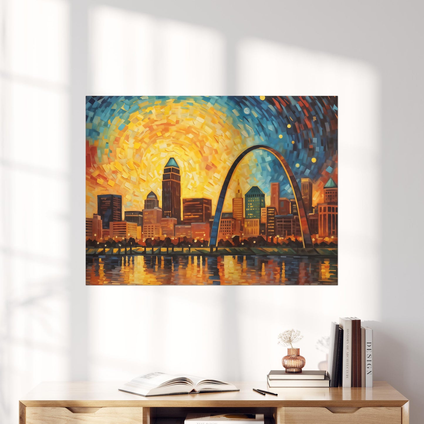 St Louis As Van Gogh Starry Night