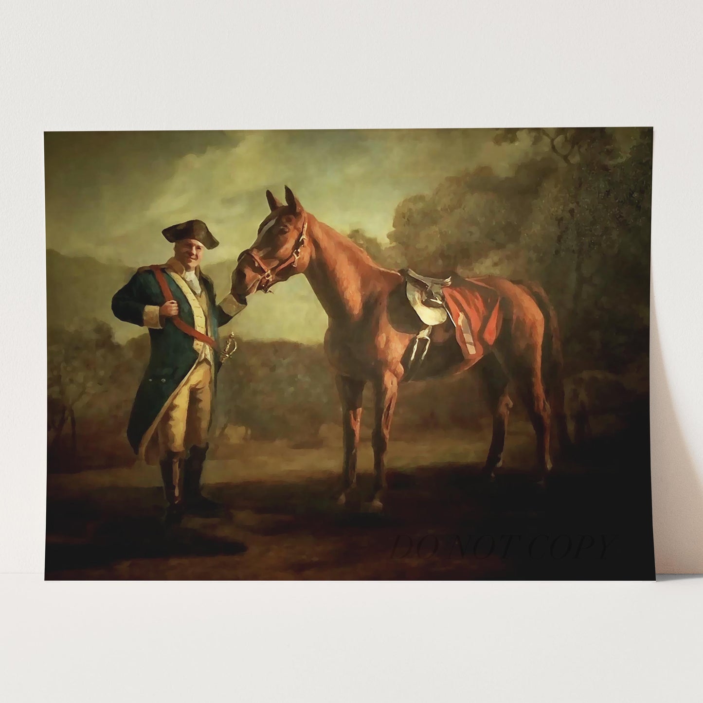 Pie O My Painting The Sopranos: Tony with Pie-O-My Horse
