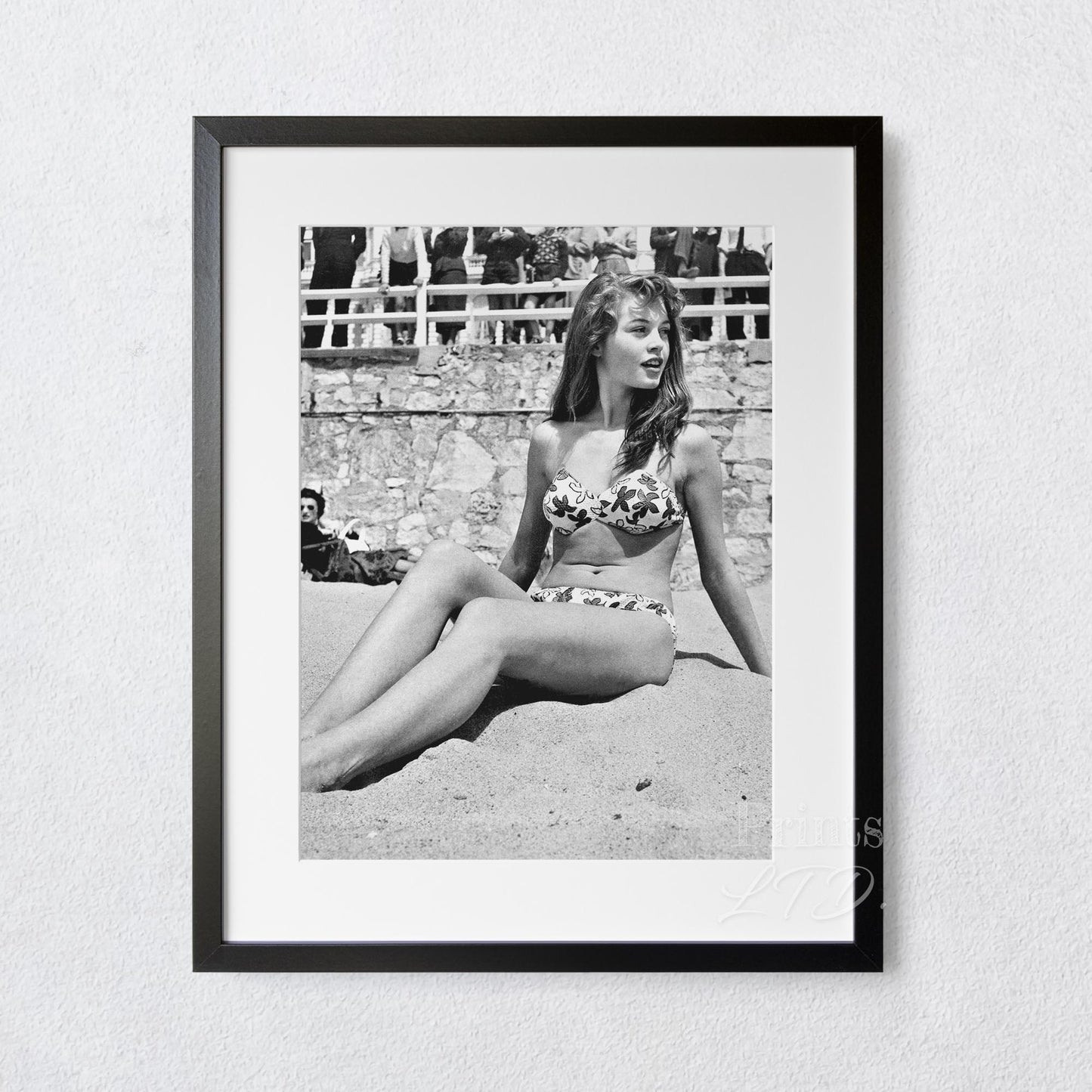 Brigitte Bardot on the beach, 1953