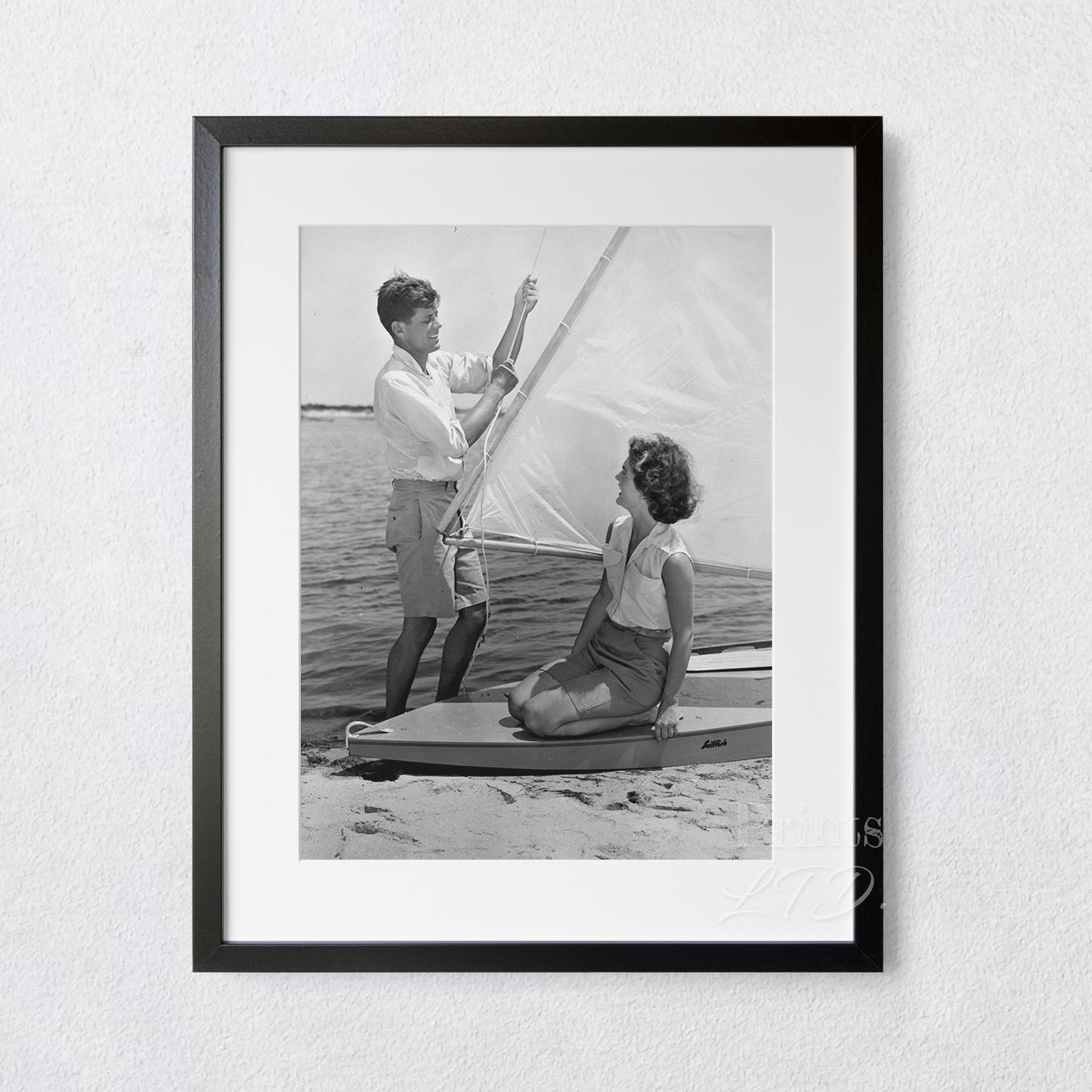 John F Kennedy (JFK) and Jackie Kennedy Sailing