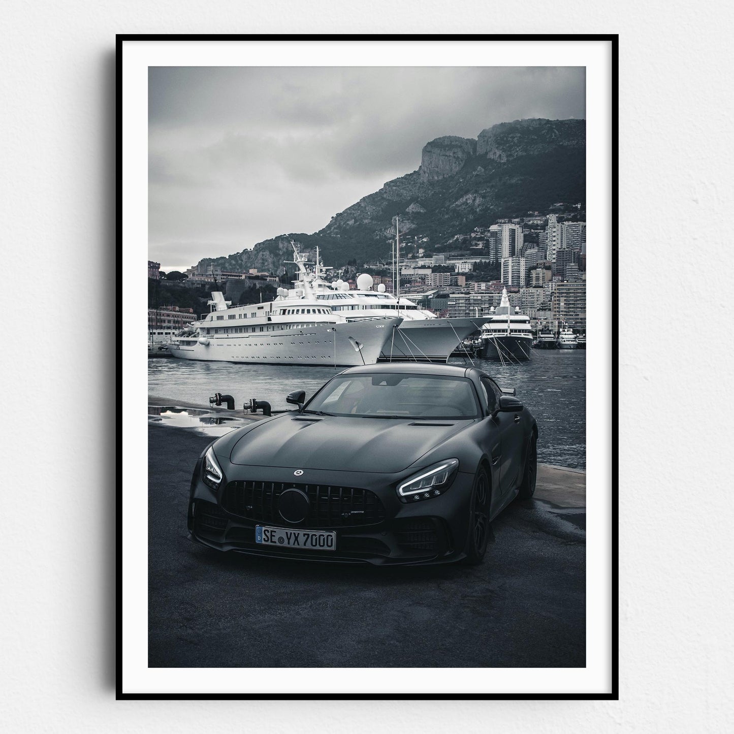 Mercedes Benz AMG With Yacht