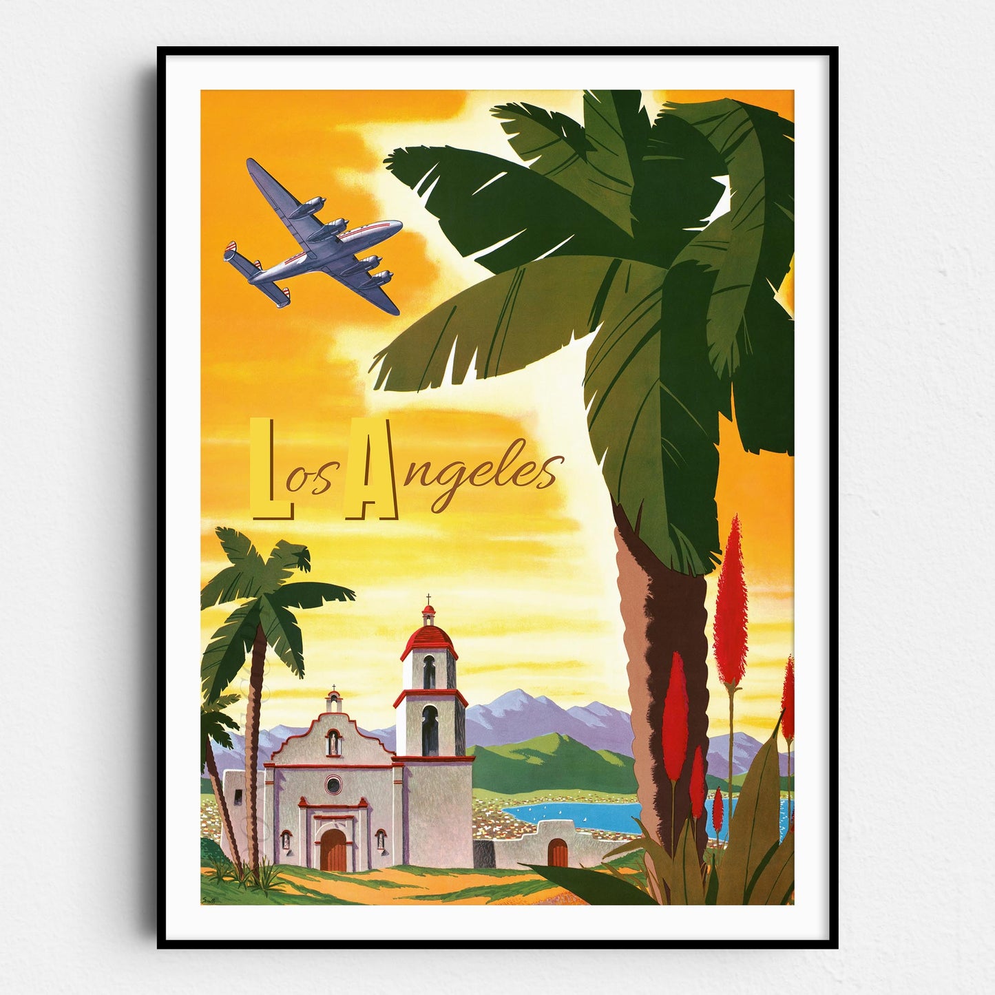 Los Angeles Travel Poster