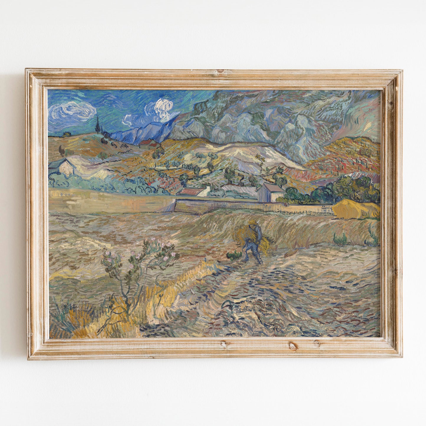 Landscape at Saint-Rémy by Vincent Van Gogh