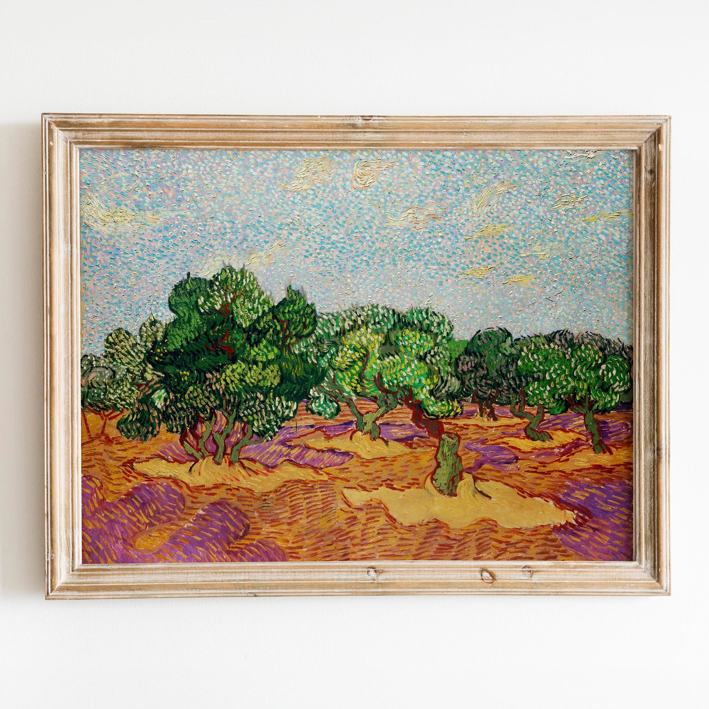 Olive Trees (1889) by Vincent Van Gogh