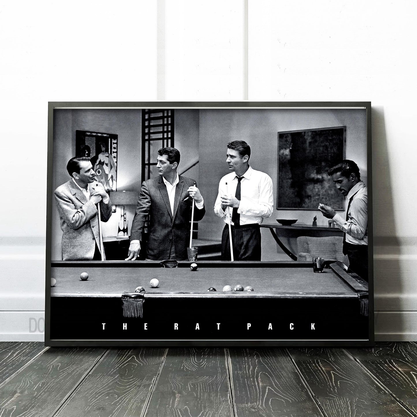 The Rat Pack Playing Pool