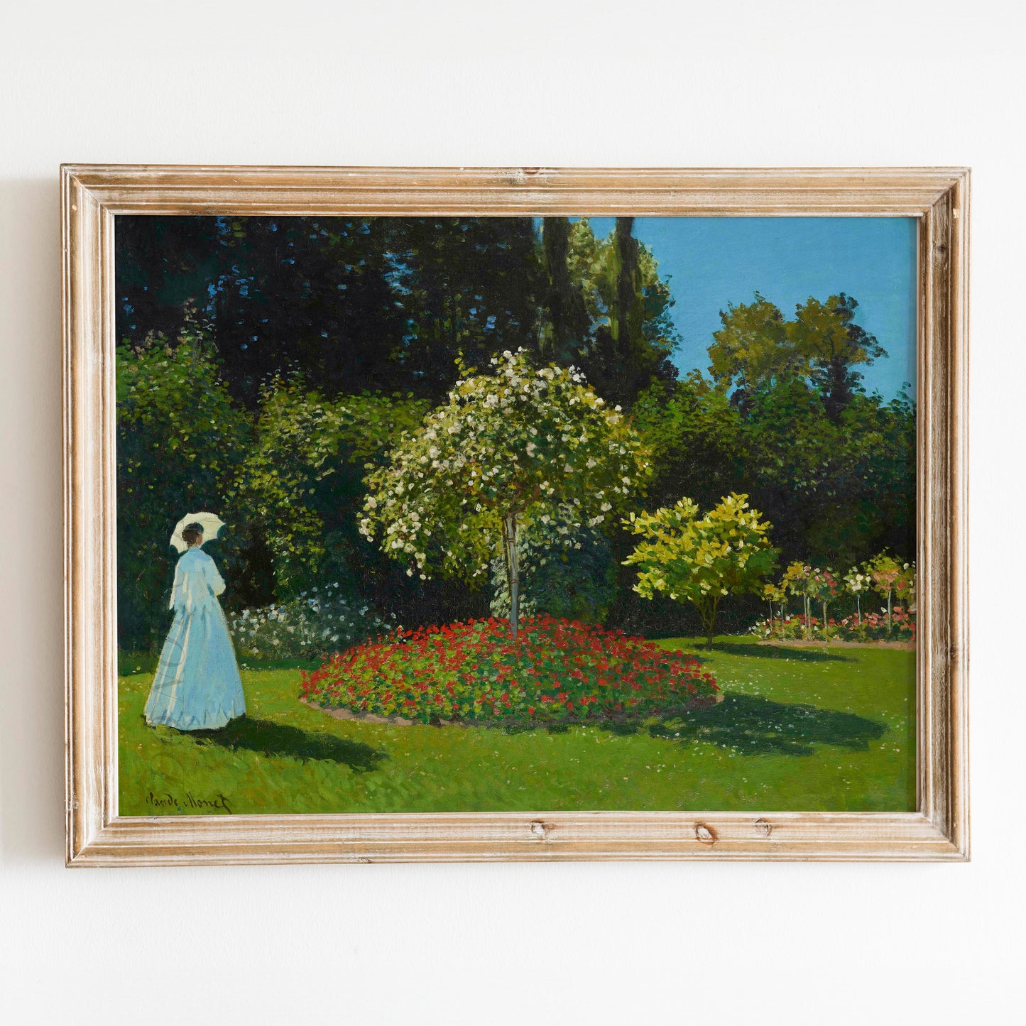 Lady In The Garden (1867) by Claude Monet