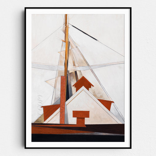 Masts (1919) by Charles Demuth