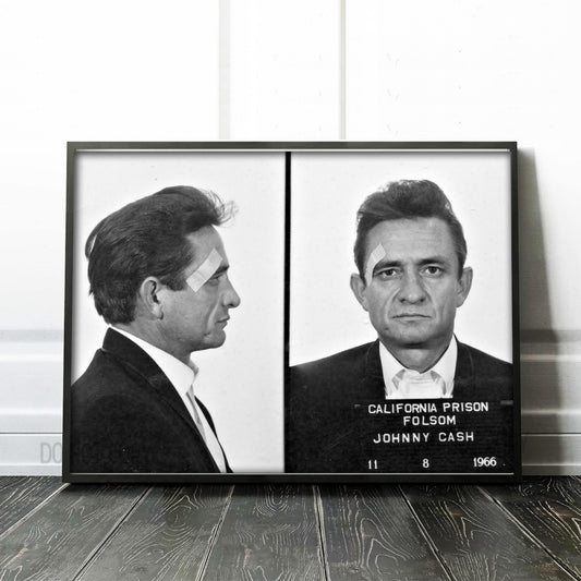 Johnny Cash Prison Mugshots