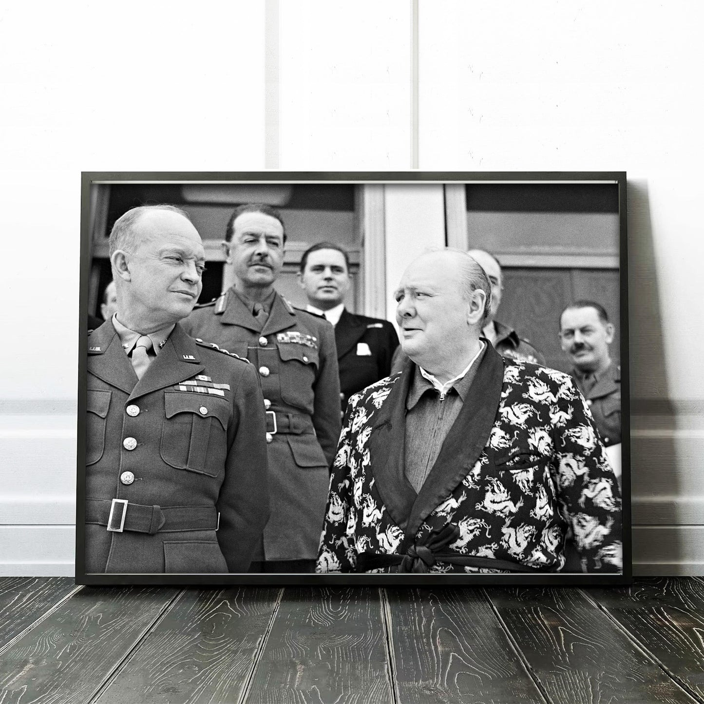 Winston Churchill & Dwight Eisenhower