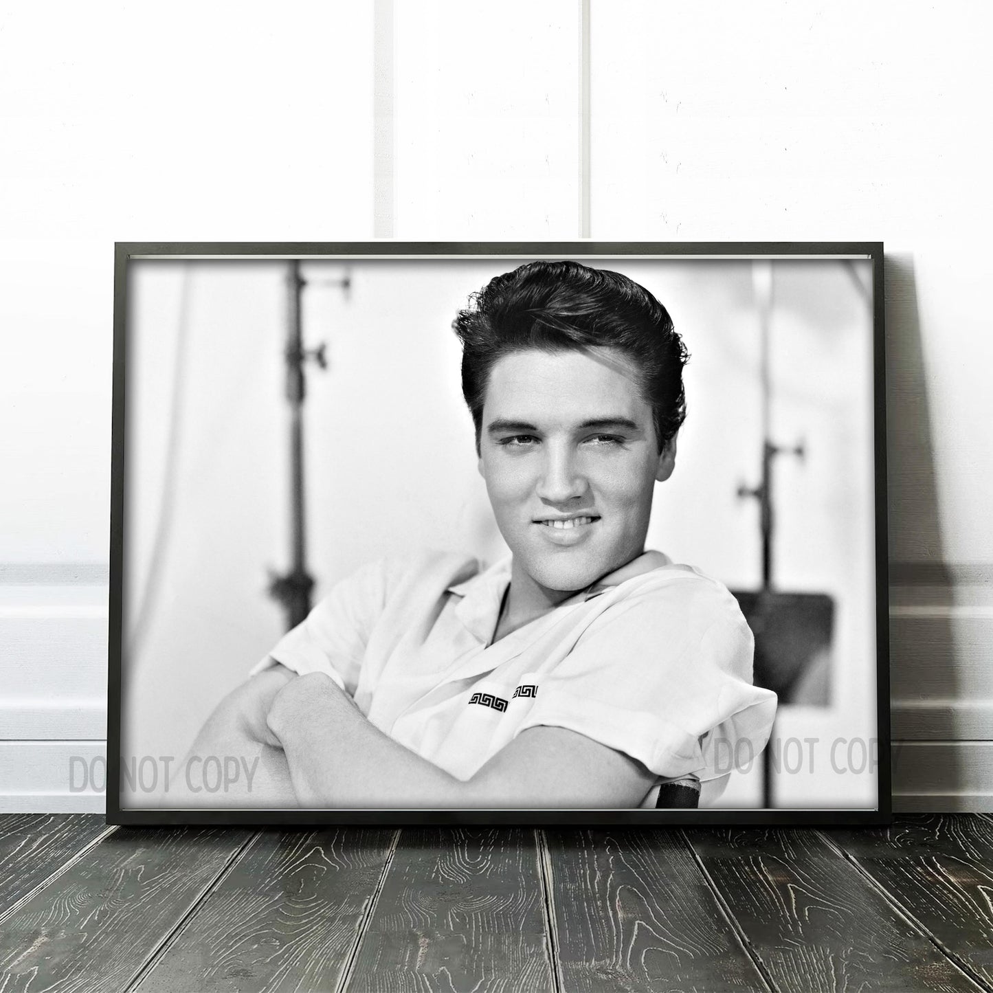 Elvis with a smile