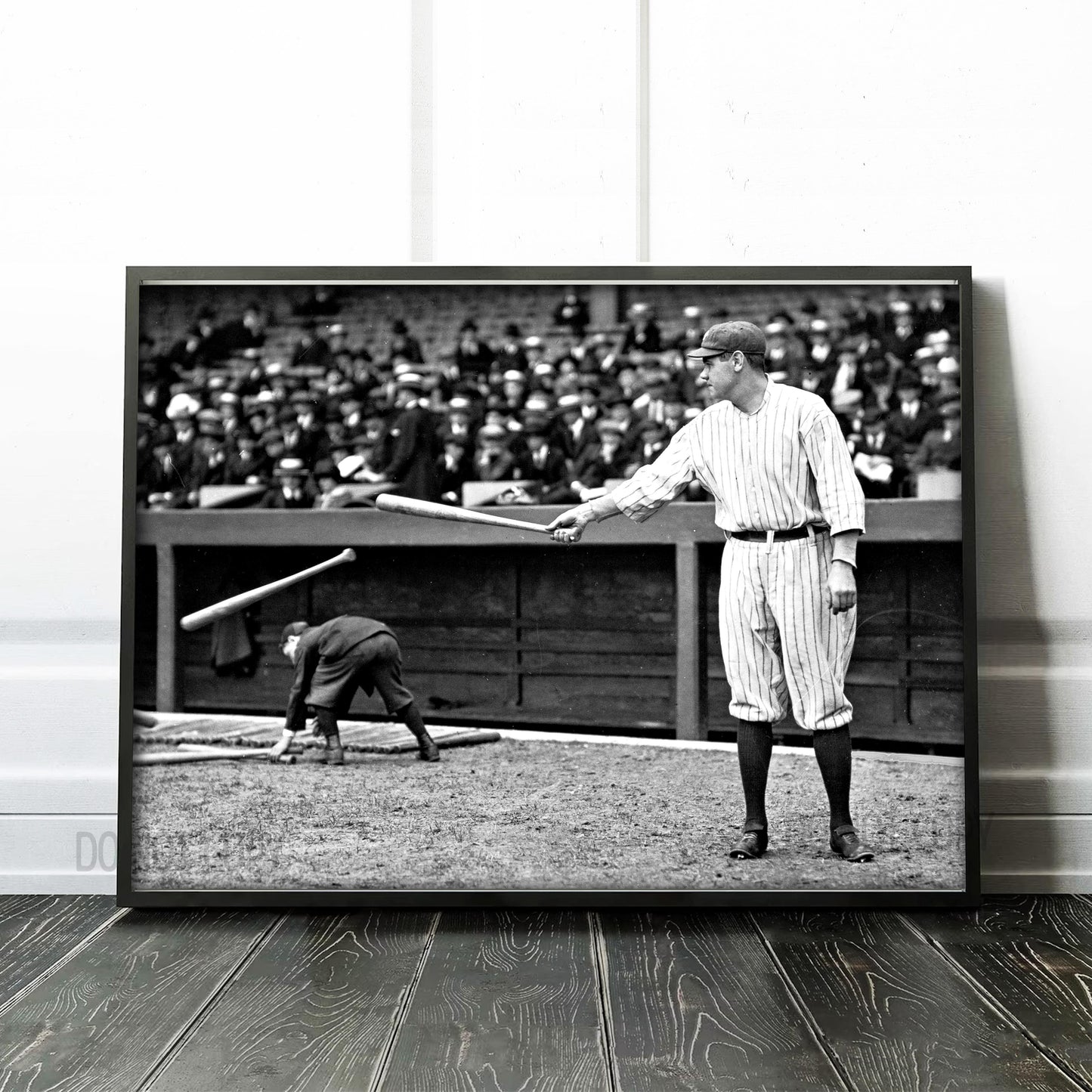 Babe Ruth up at bat, 1921