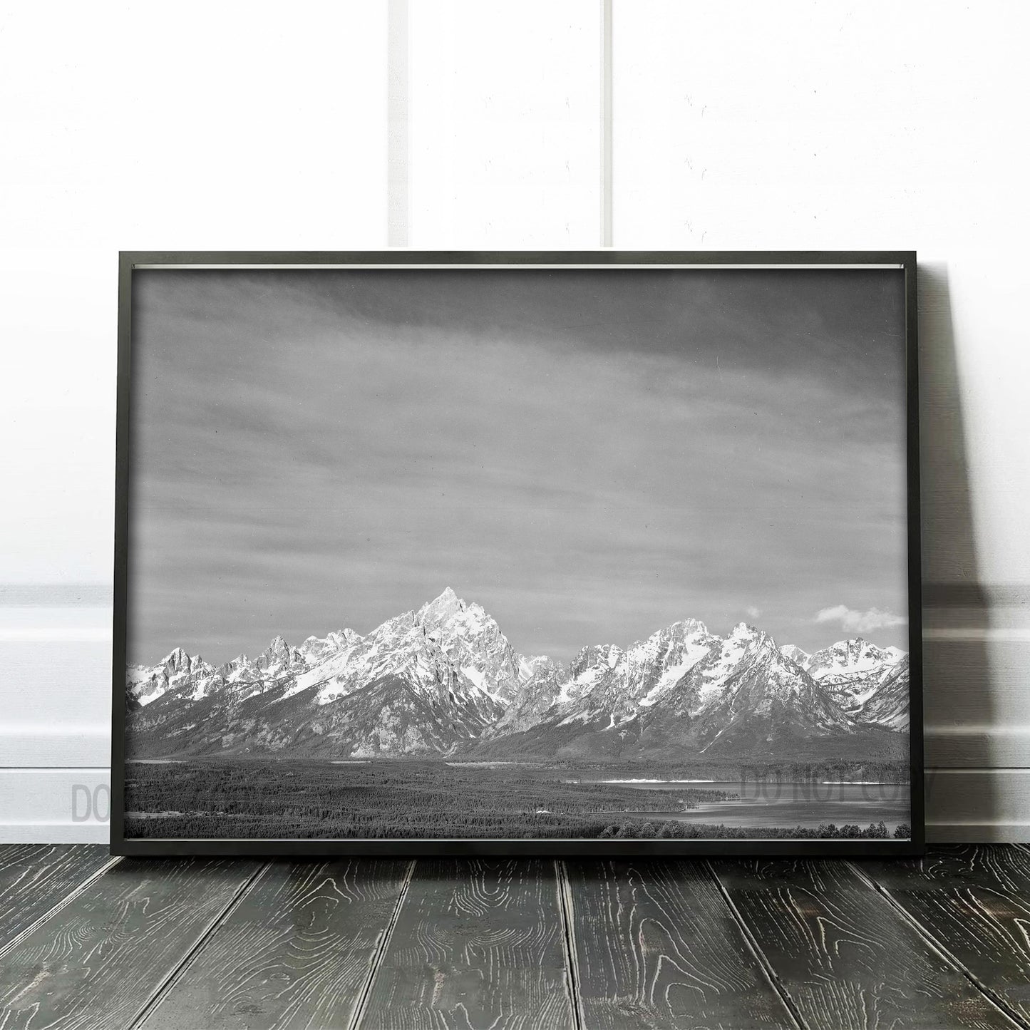 Ansel Adams The Tetons from Signal Mountain