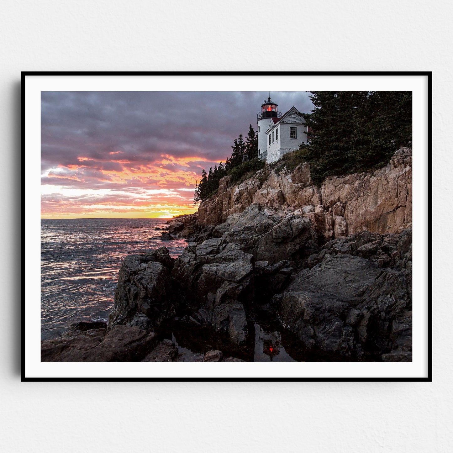 Lighthouse In Acadia National Park Maine