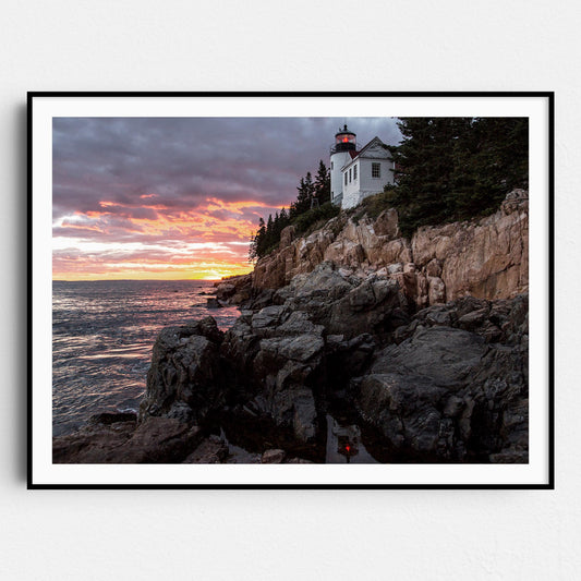 Lighthouse In Acadia National Park Maine