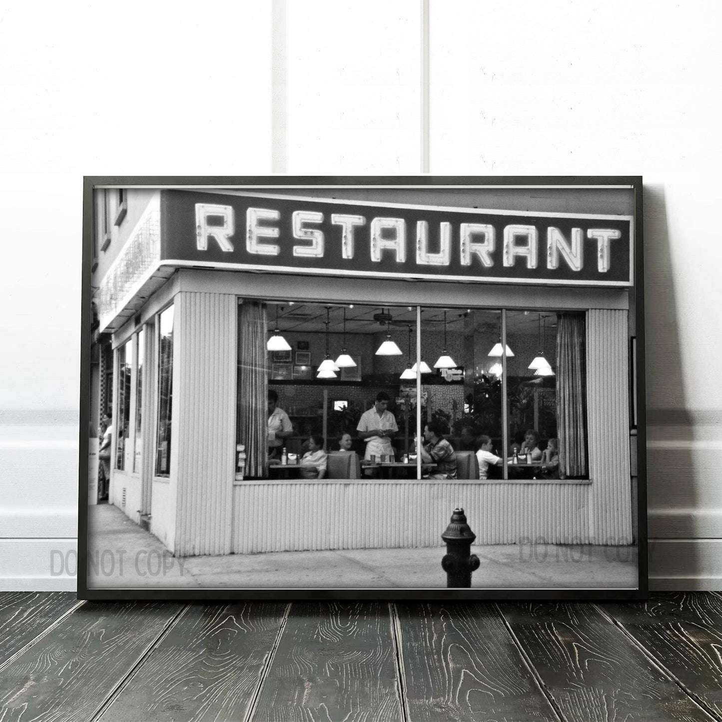 Seinfeld Restaurant in Black & White