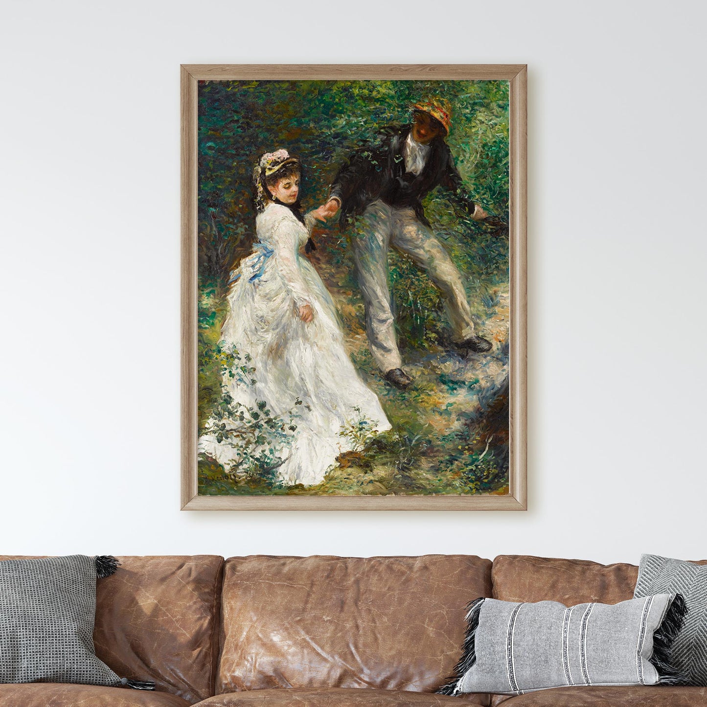 La Promenade (1870) by Pierre-Auguste Renoir