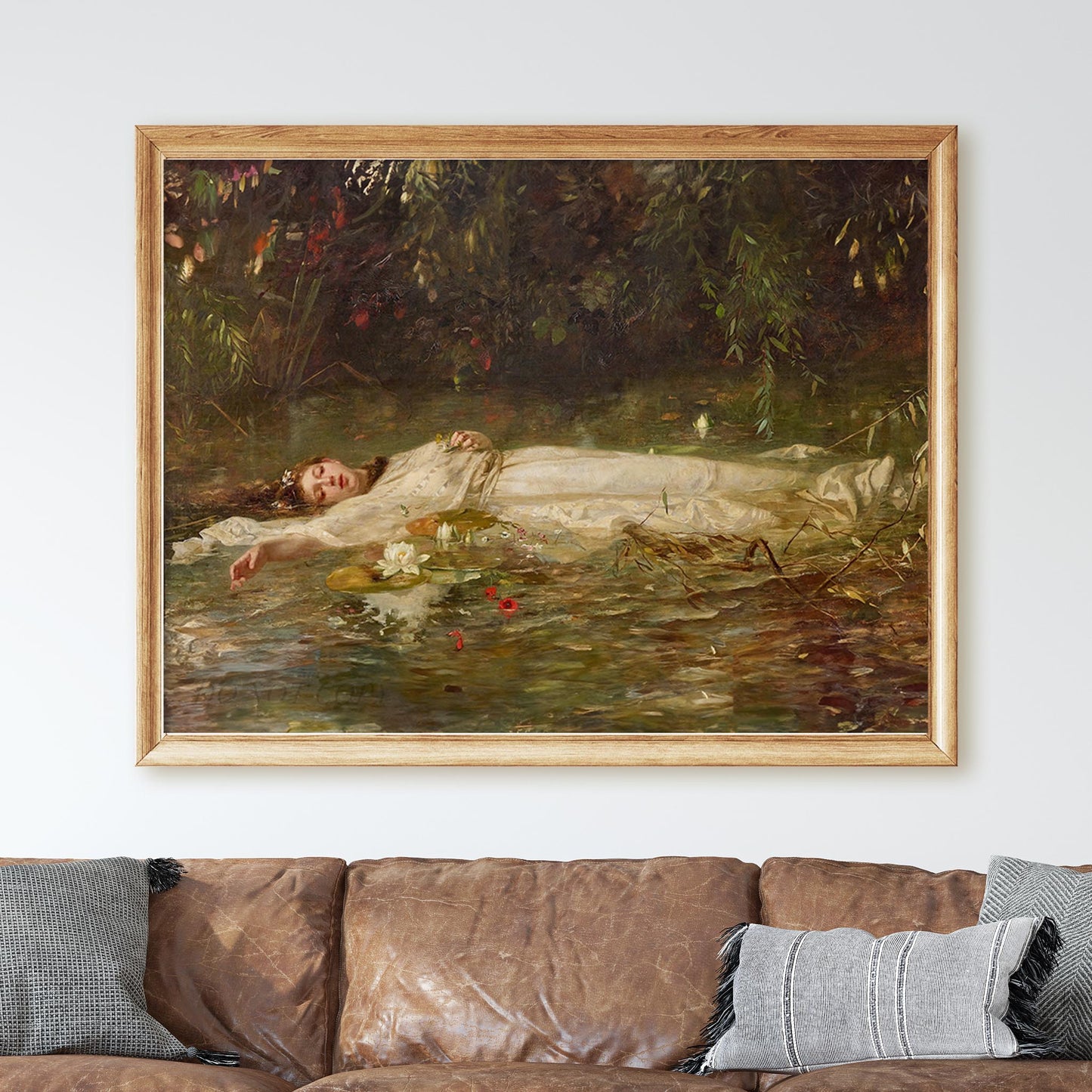Ophelia by Friedrich Wilhelm Theodor Heyser