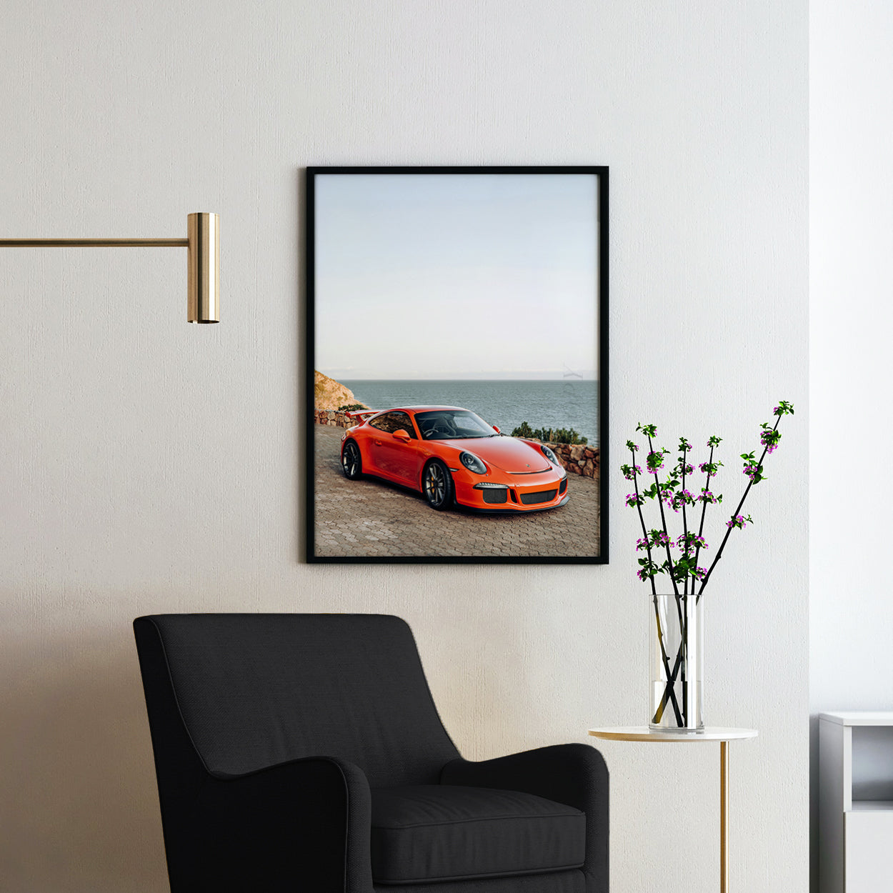 Orange Porsche Sport