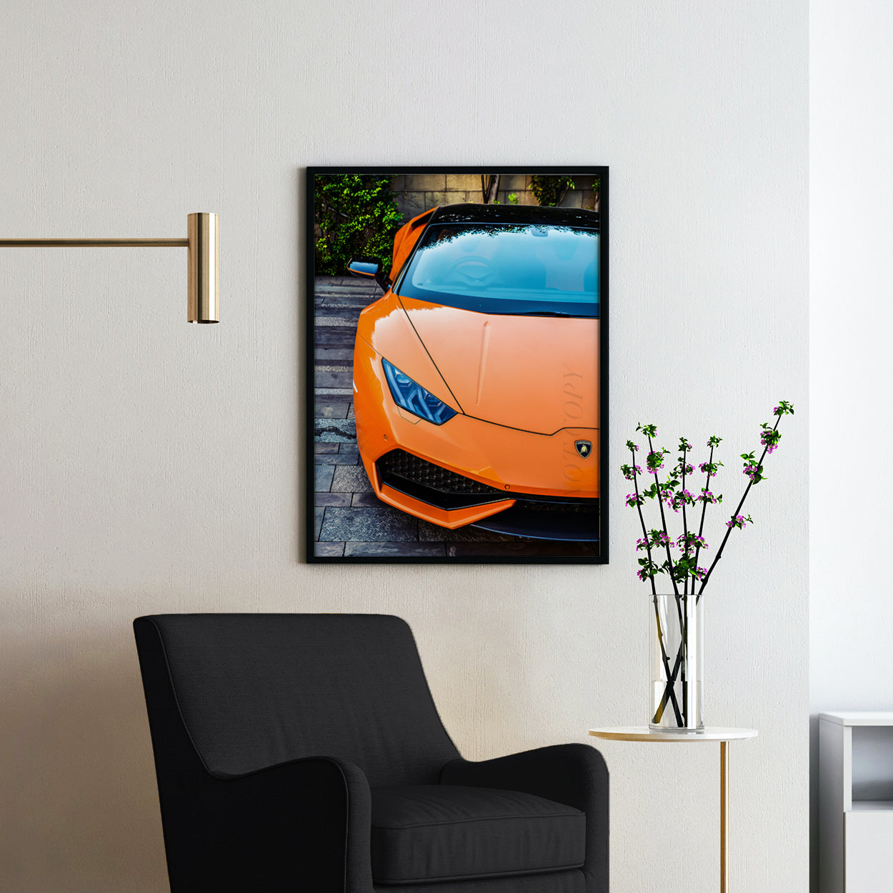 Orange Lamborghini