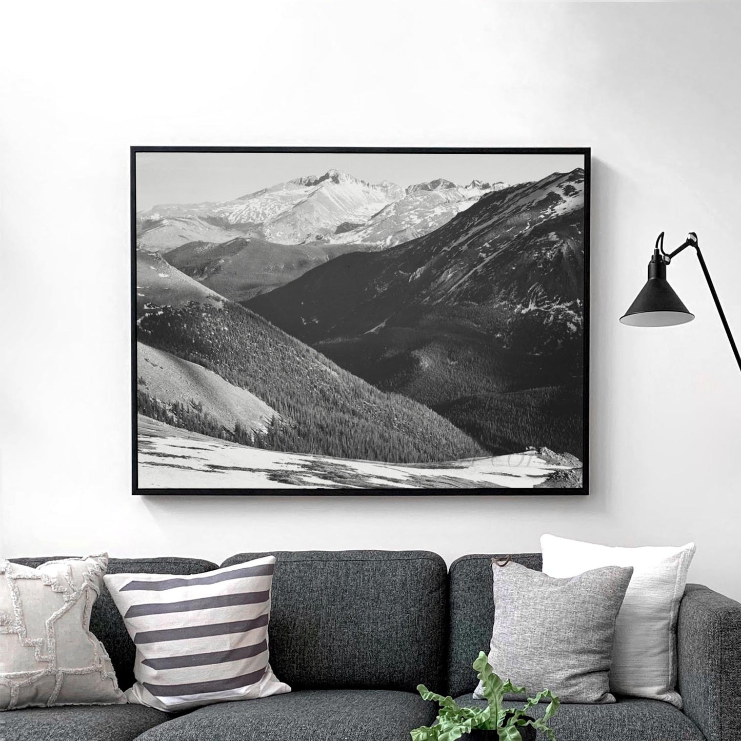 Long's Peak in Rocky Mountain National Park, Colorado by Ansel Adams