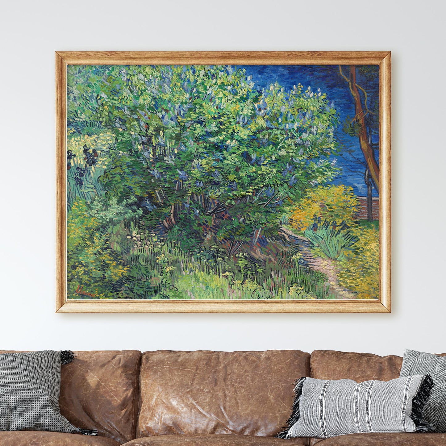 Lilac Bush (1889) by Van Gogh