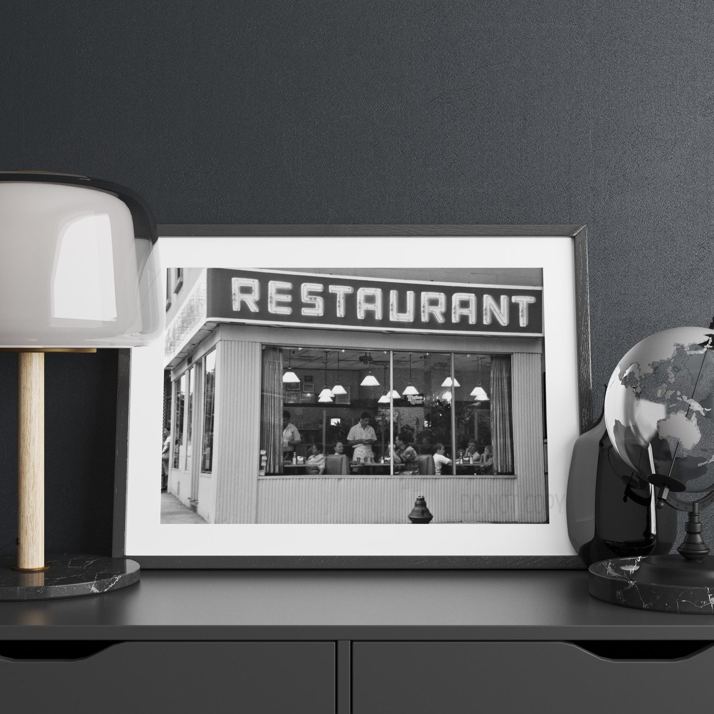 Seinfeld Restaurant in Black & White