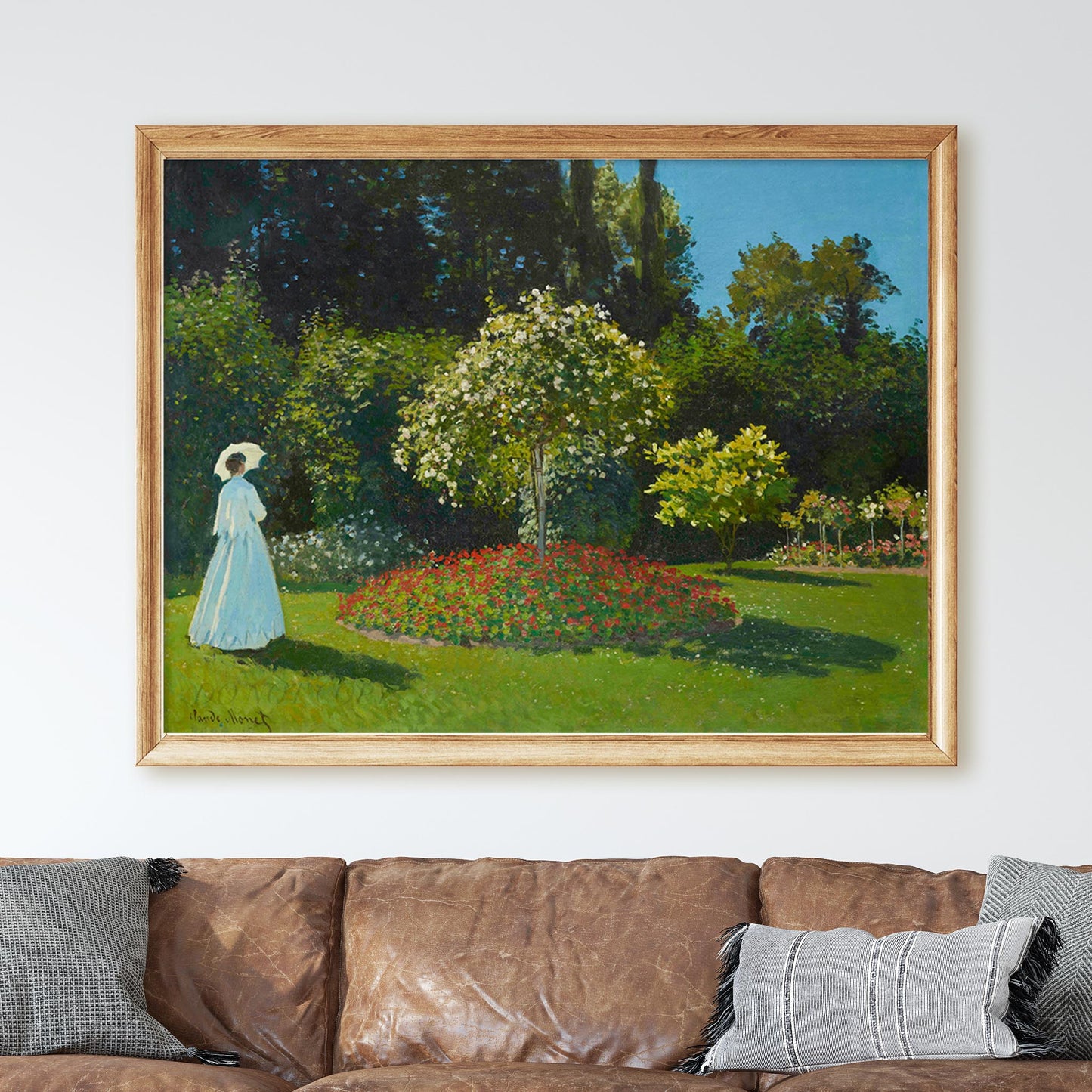 Lady In The Garden (1867) by Claude Monet