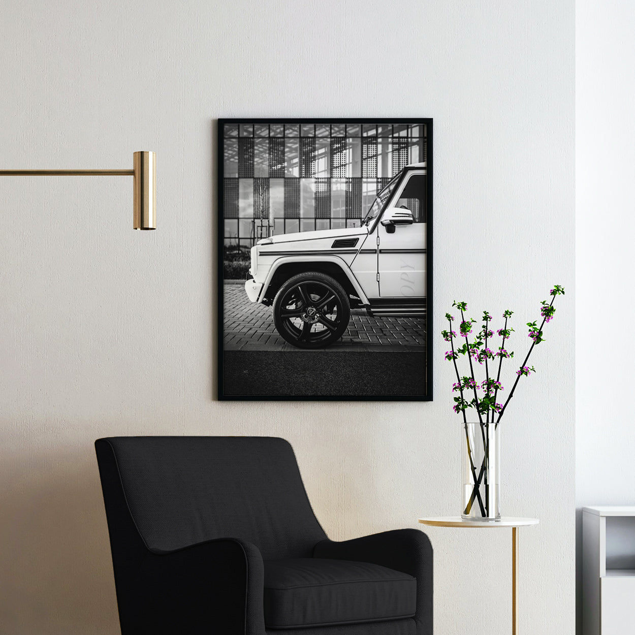 Mercedes Benz White G Wagon