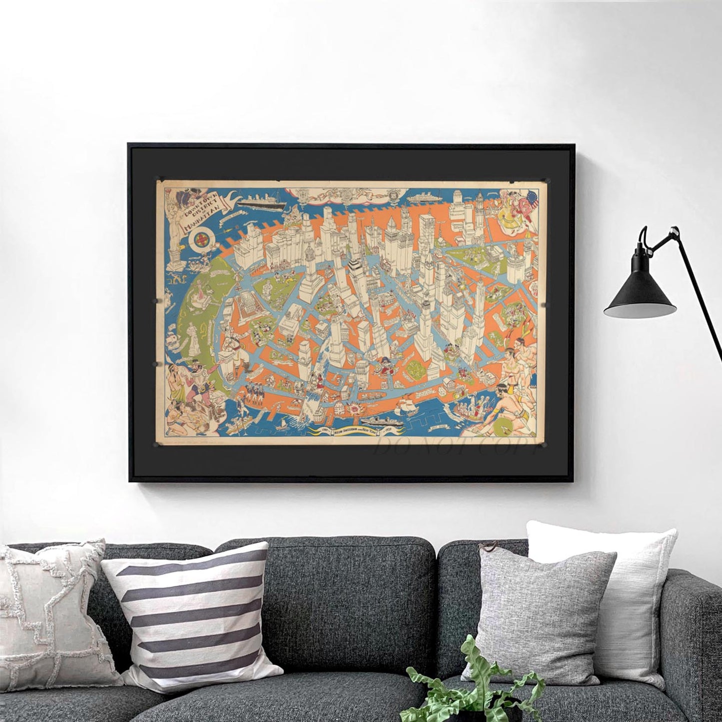 Map of Manhattan