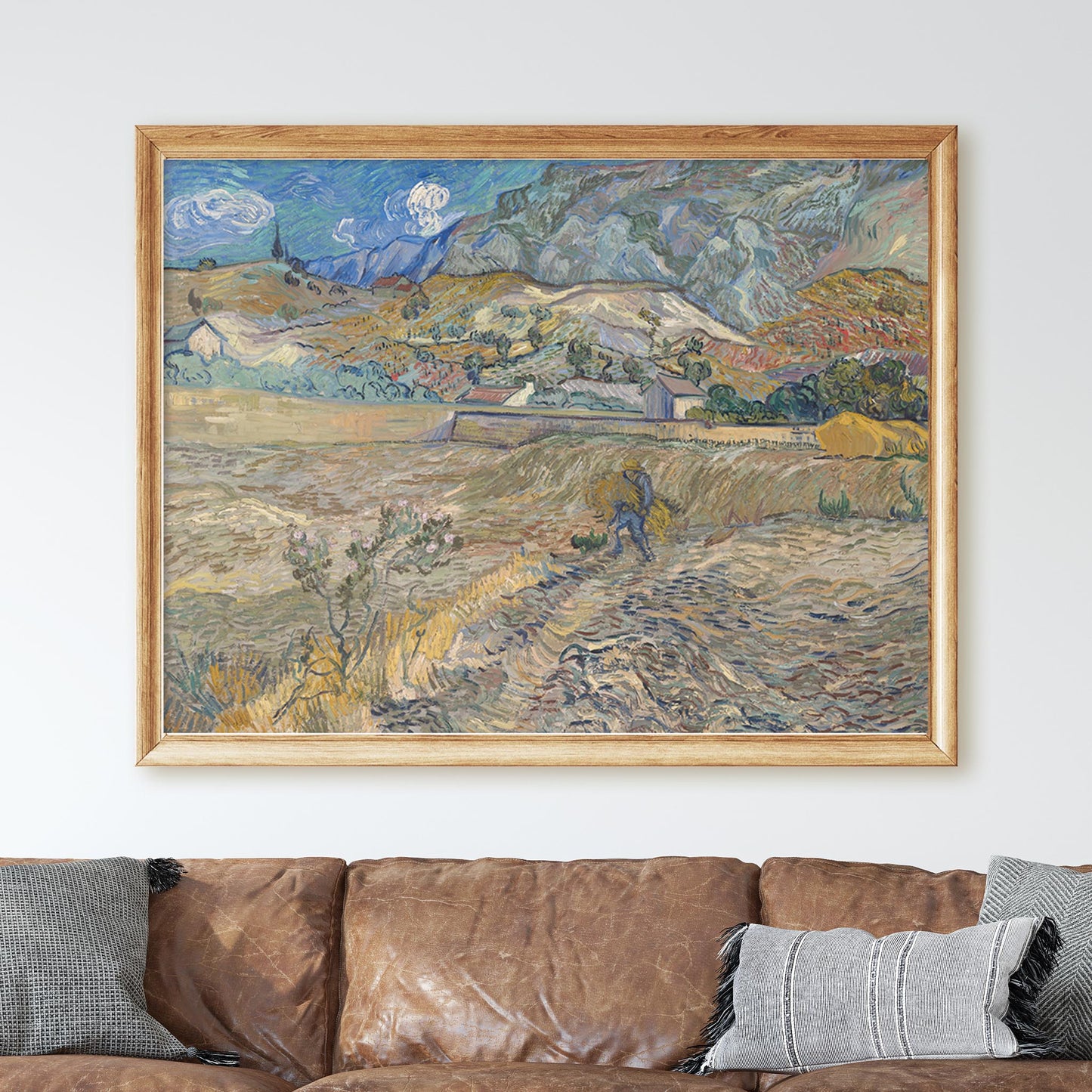 Landscape at Saint-Rémy by Vincent Van Gogh