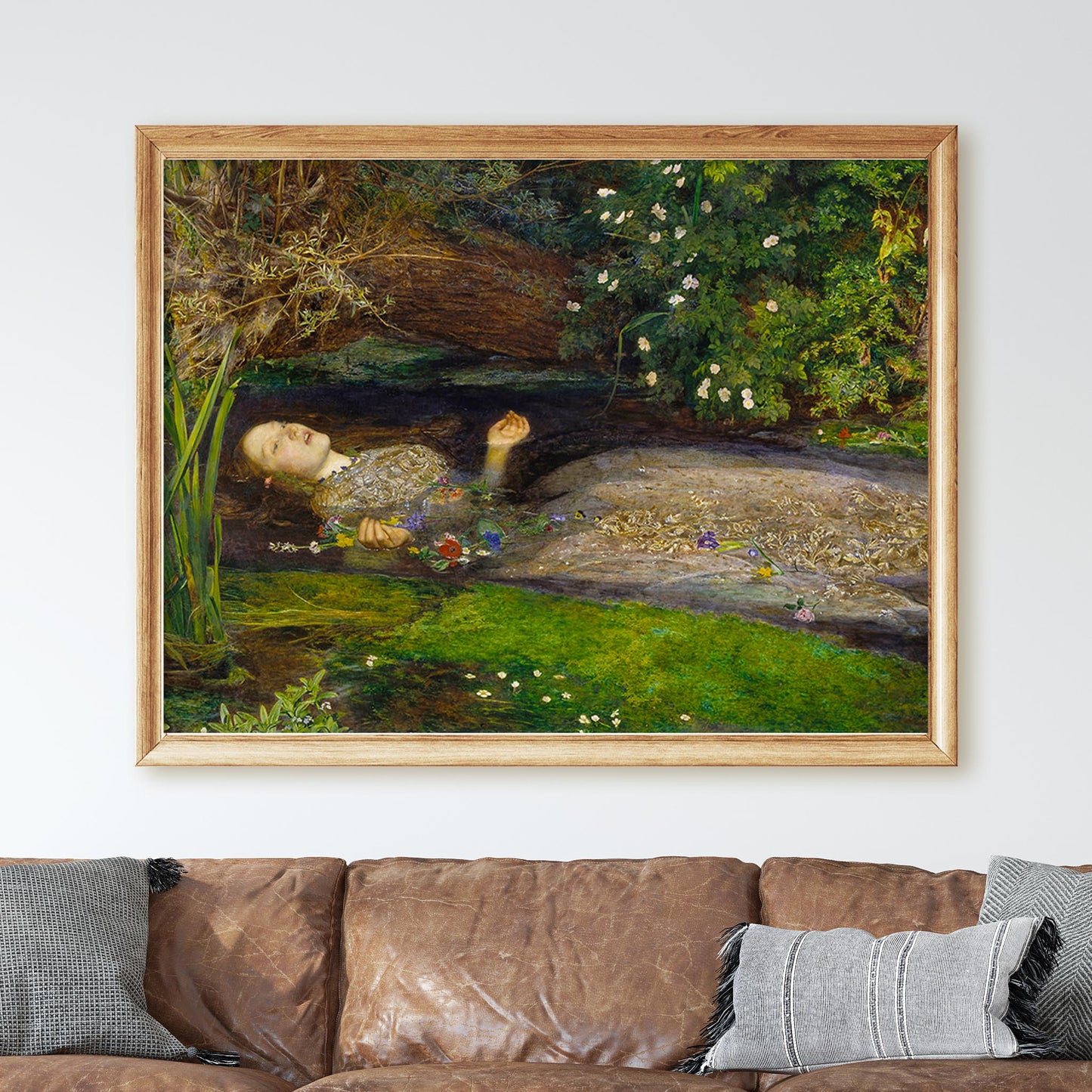 Ophelia from Shakespeare's Hamlet by John Everett Millais