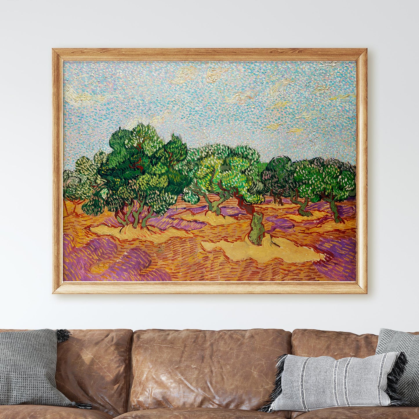 Olive Trees (1889) by Vincent Van Gogh