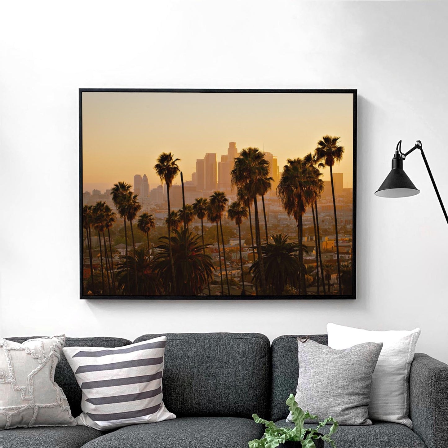 Los Angeles Palm Trees Downtown
