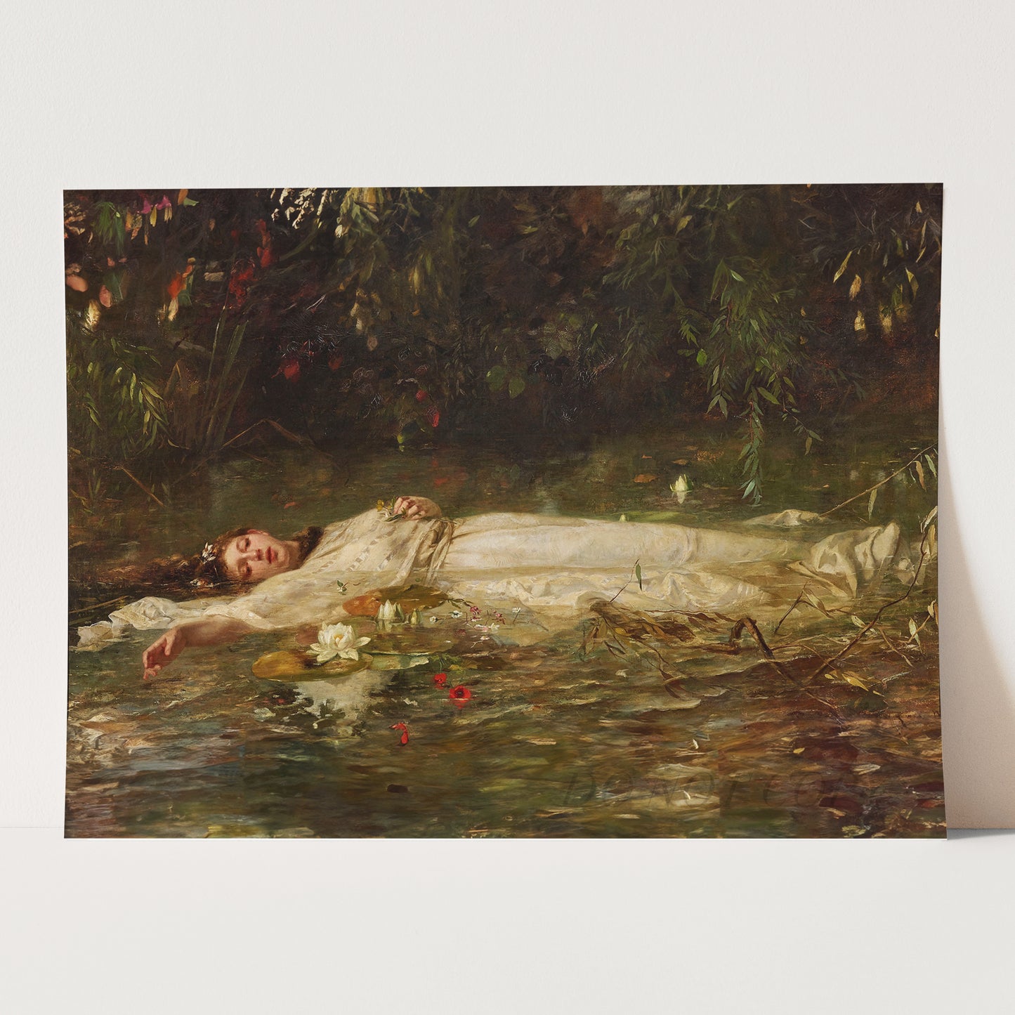 Ophelia by Friedrich Wilhelm Theodor Heyser
