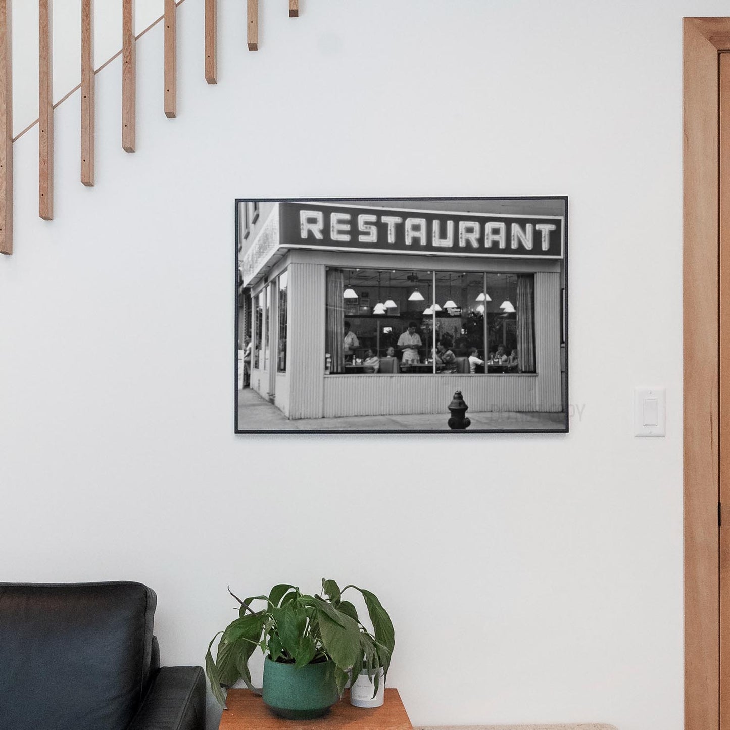 Seinfeld Restaurant in Black & White