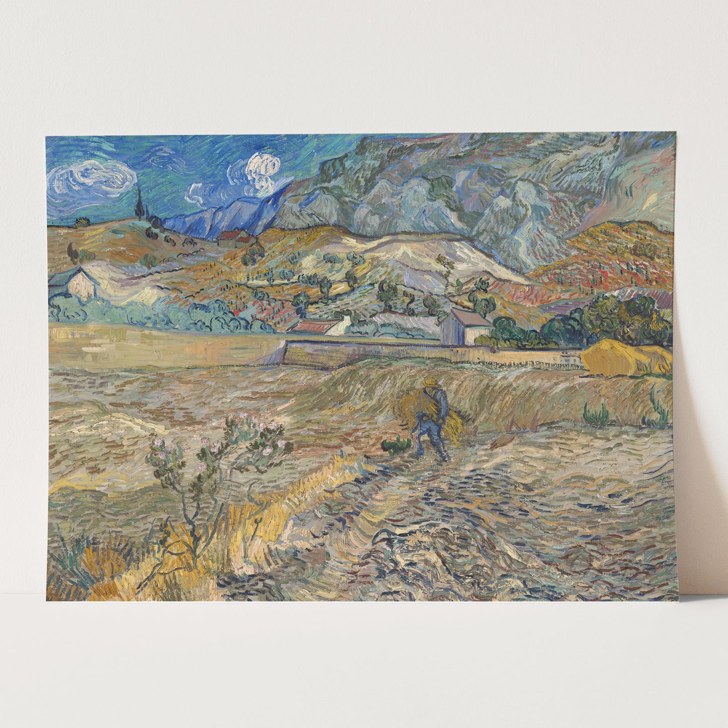 Landscape at Saint-Rémy by Vincent Van Gogh