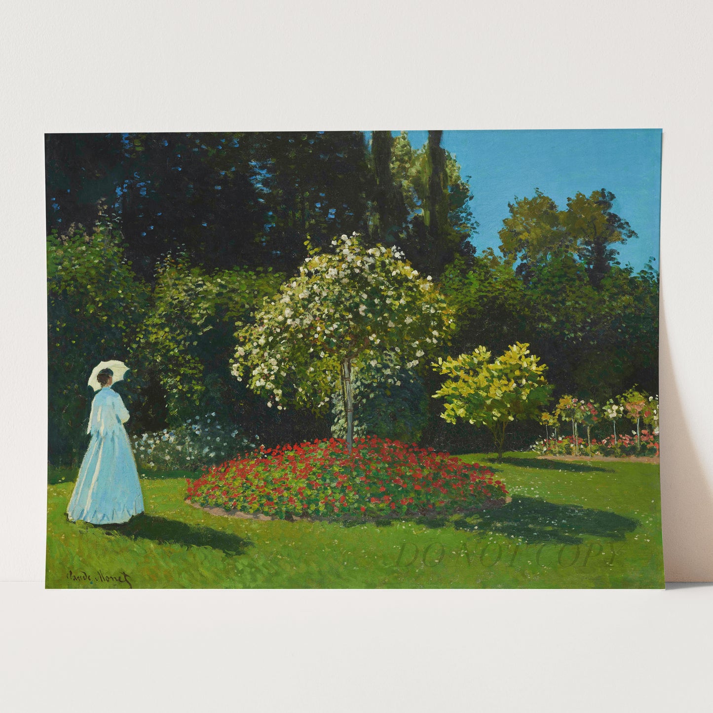 Lady In The Garden (1867) by Claude Monet