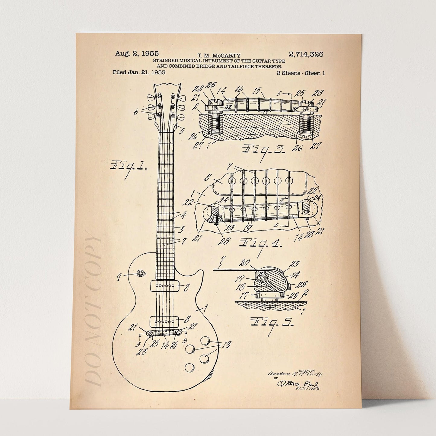 Gibson Les Paul Patent