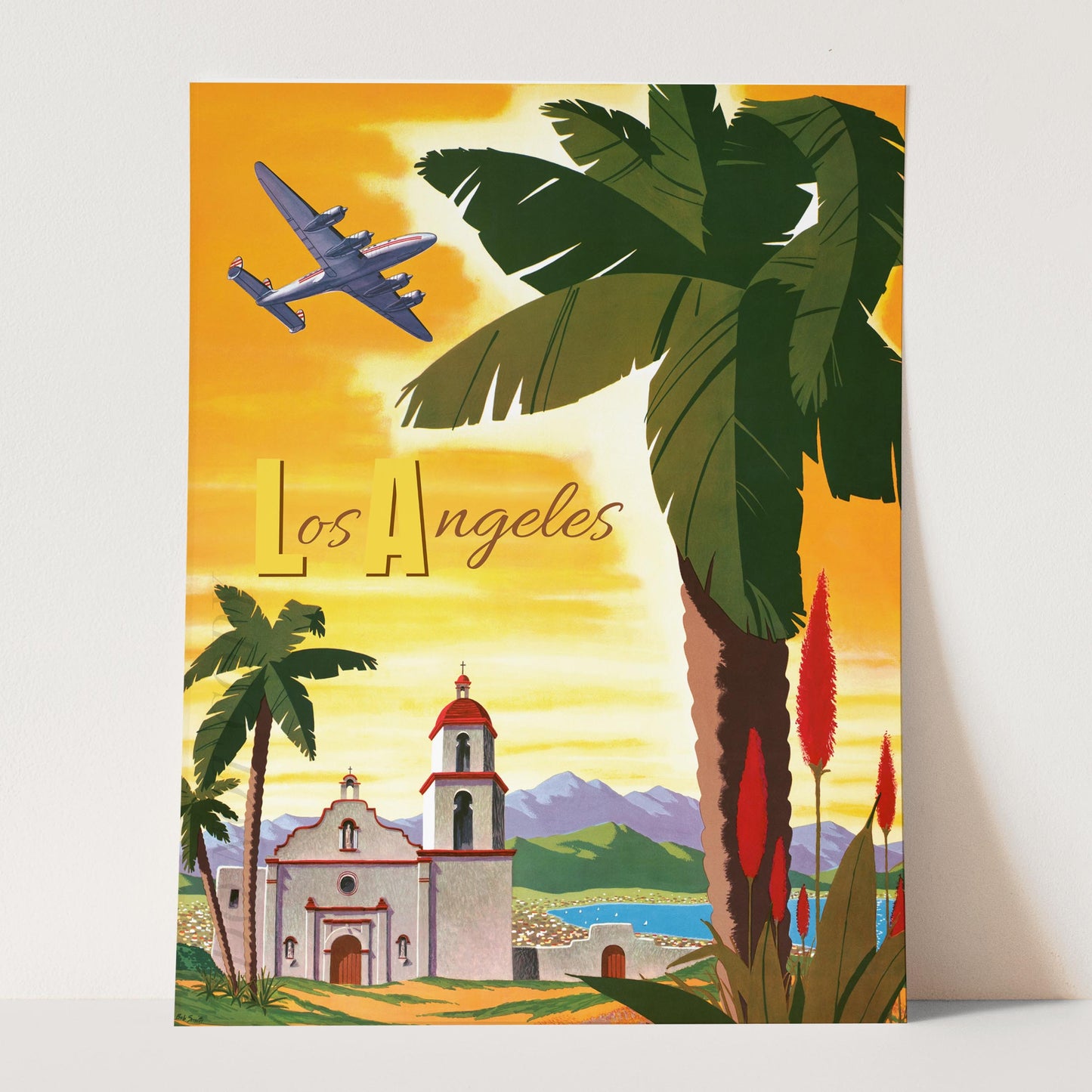 Los Angeles Travel Poster