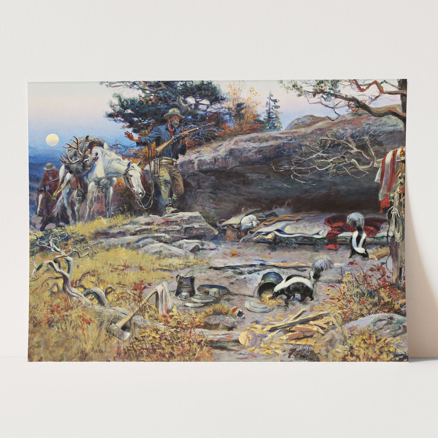 Mans Weapons are Useless when Nature Goes Armed by Charles M Russell