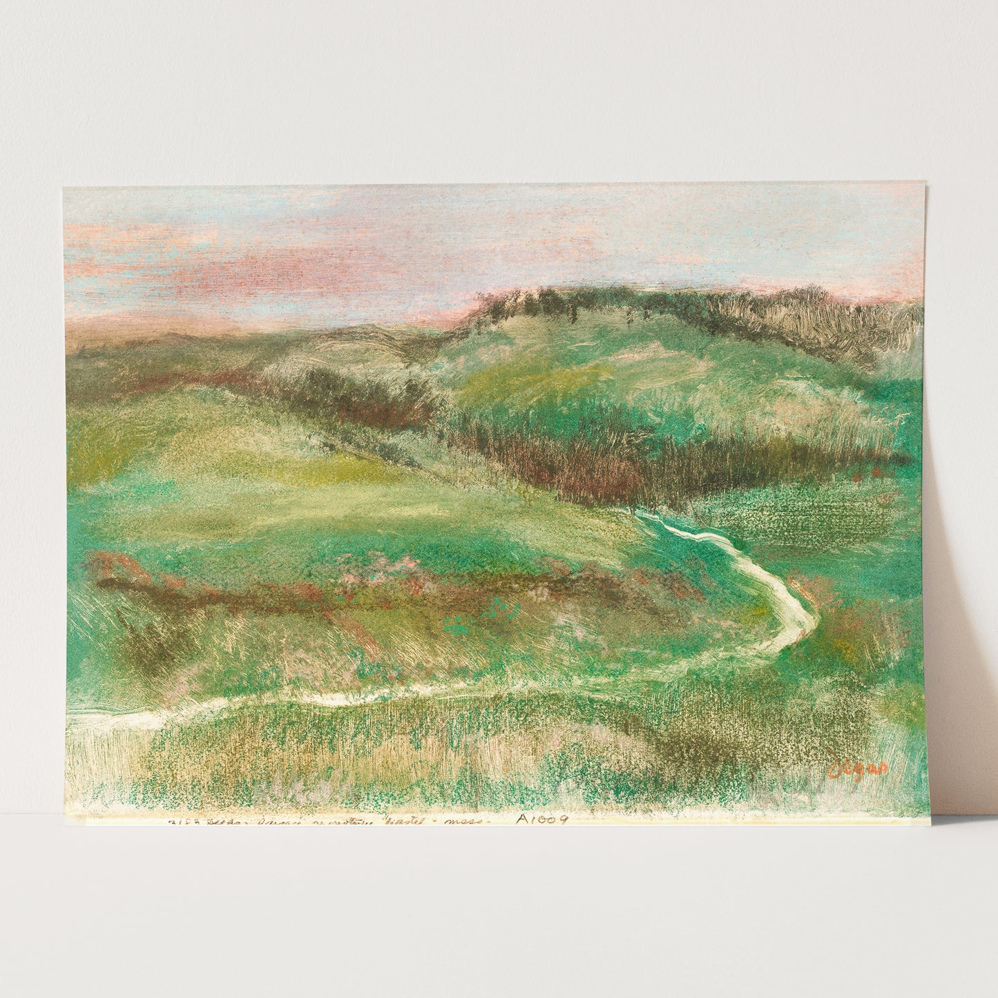 Landscape (1892) by Edgar Degas