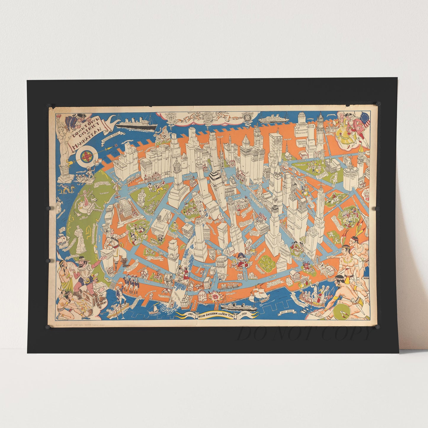 Map of Manhattan