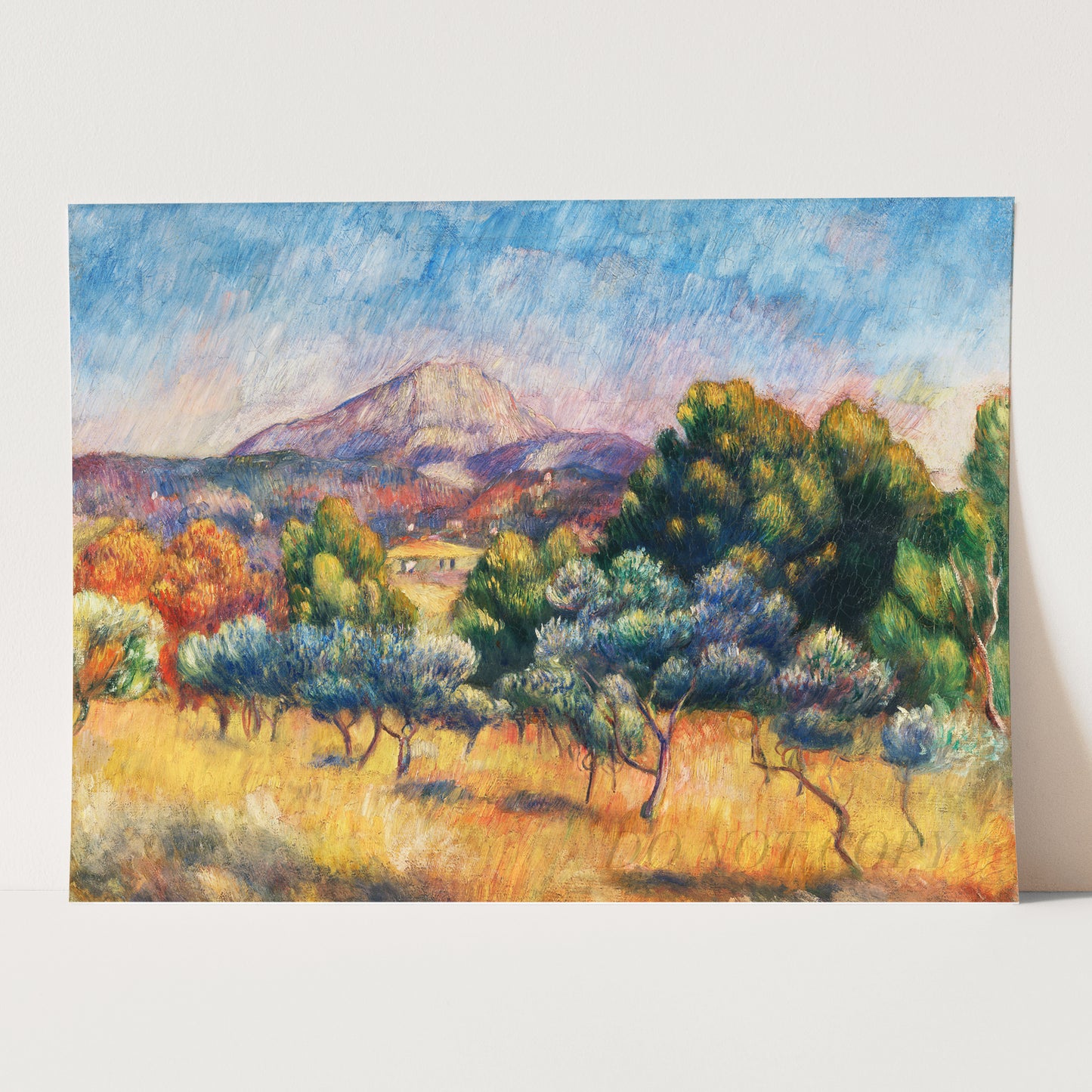 Montagne Sainte-Victoire (Paysage) (1889) by Renoir